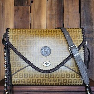 Fendi Envelope Bag Western Crossbody Bag Revamped Vintage Boho Style
